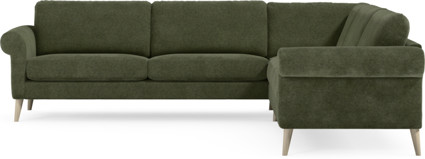 Bridge - Hörnsoffa, 3+3-sits - Grön