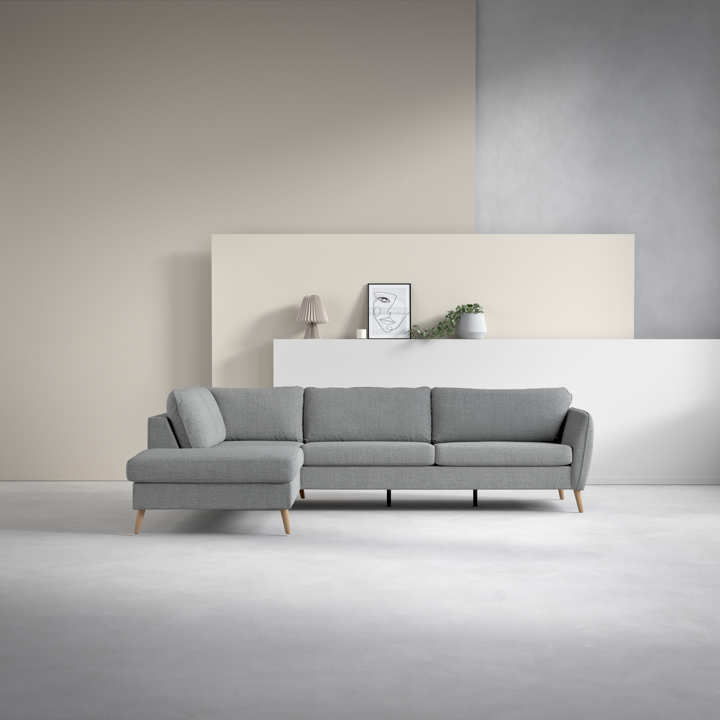 County - 2,5-sits soffa med divan vänster - inspiration