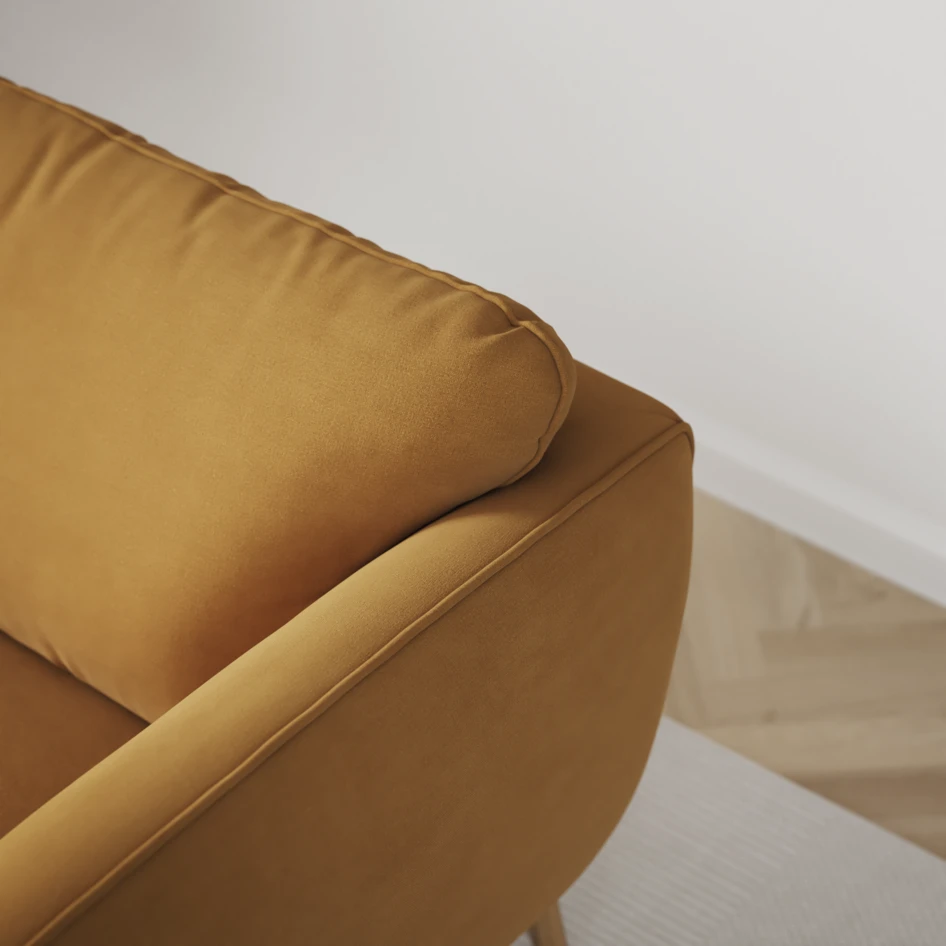 Madison Klädsel - Klädsel till 3-sits soffa - Gul