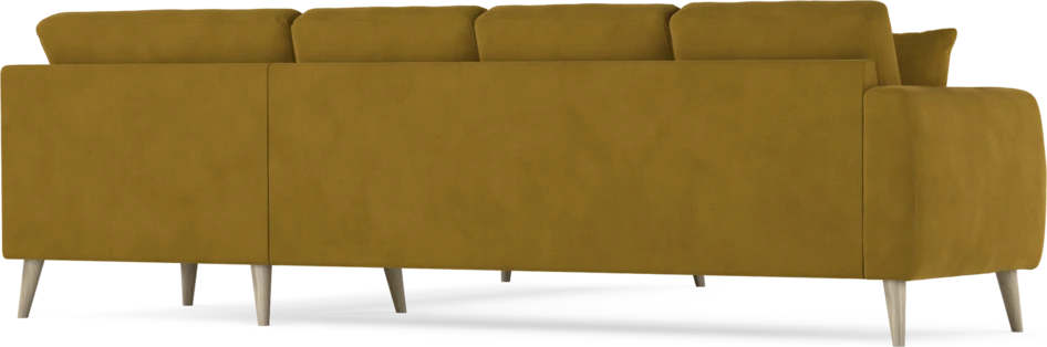 Eden - Hörnsoffa, 3+3-sits - Gul