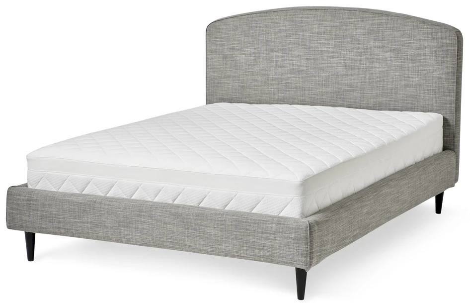 Soul Rest dubbelsäng - Sängram med madrass Rest, dubbelsäng, bäddmått 160-180 cm - Grå