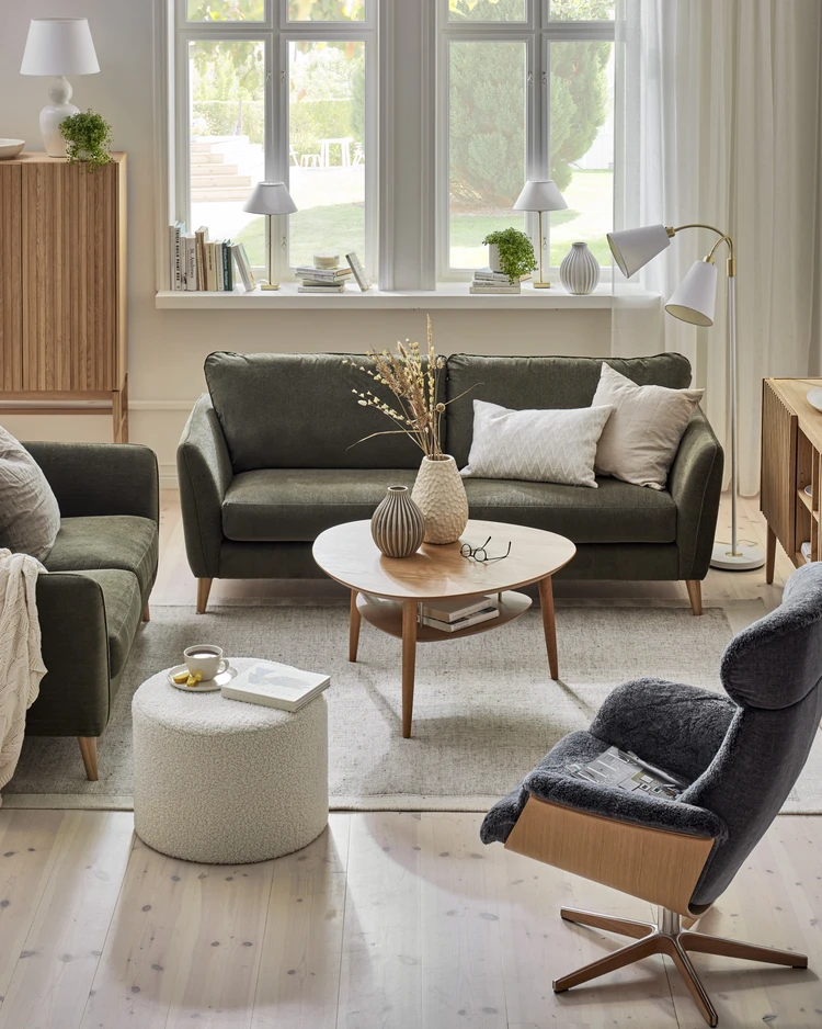 Louise - Soffbord, 90x90x48 cm - inspiration