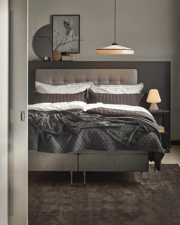 Roma Supreme - Kontinentalsäng, enkelsäng med bäddmadrass - inspiration