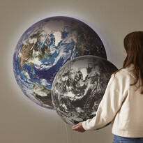 Blue marble - Tavla, Ø 80 cm - inspiration