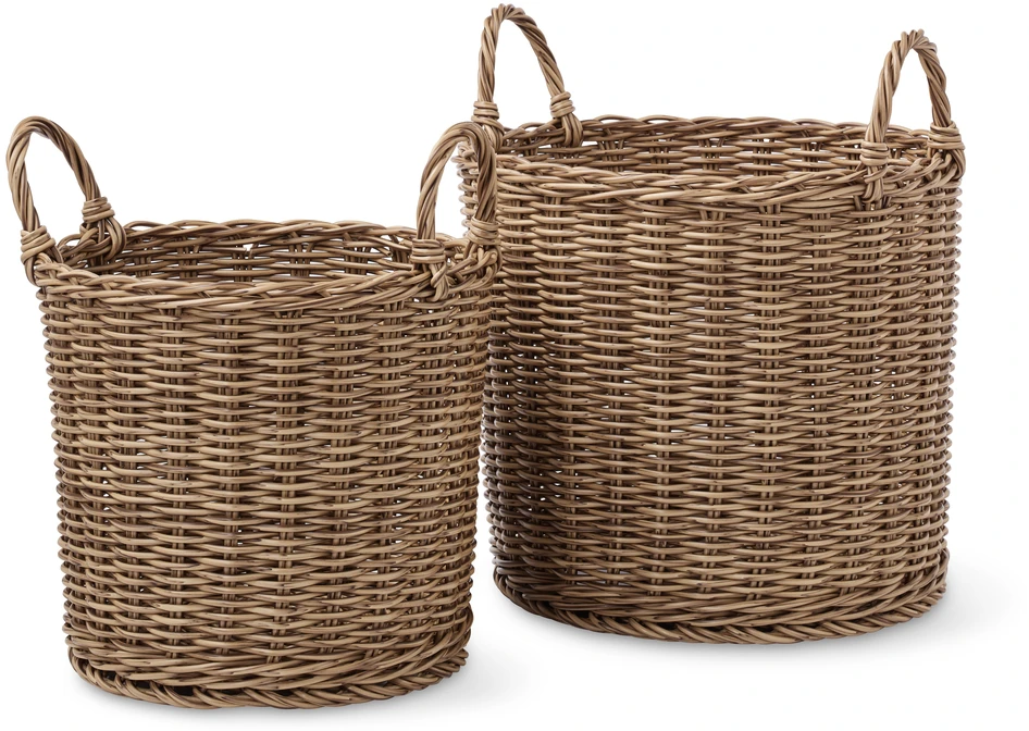 Tora - Förvaringskorg, H 39 Ø 32 cm - Beige