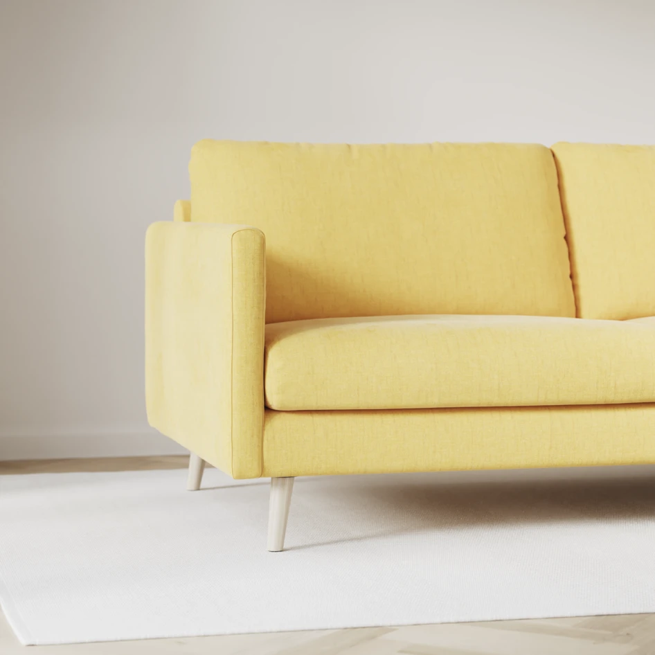 Madison Lux - Hörnsoffa 2+3-sits, hörn 1 - Gul