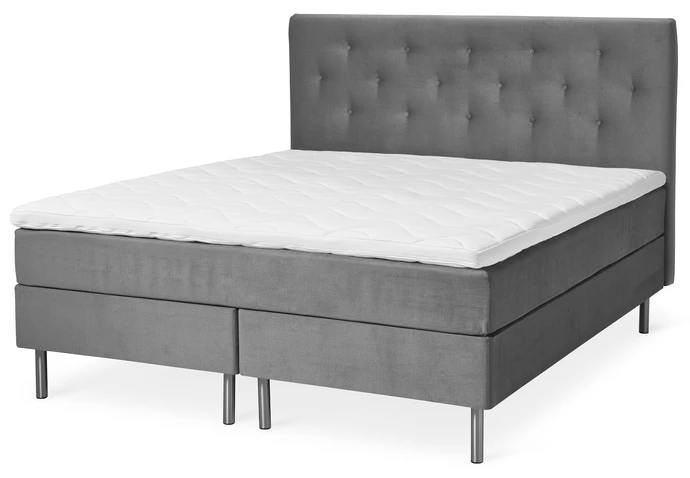 Milano, Kontinentalsäng, dubbelsäng med bäddmadrass Lux och sänggavel