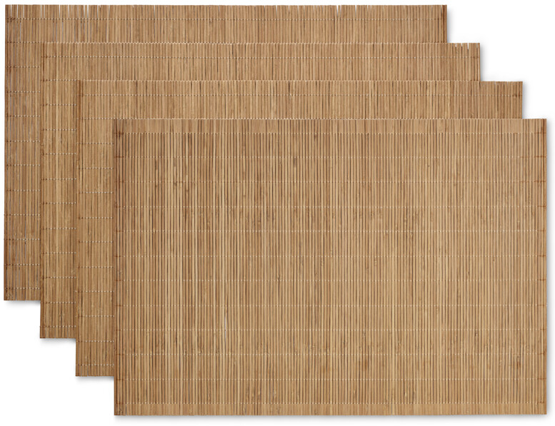 Viva - Tablett i bambu, 4-pack - Beige