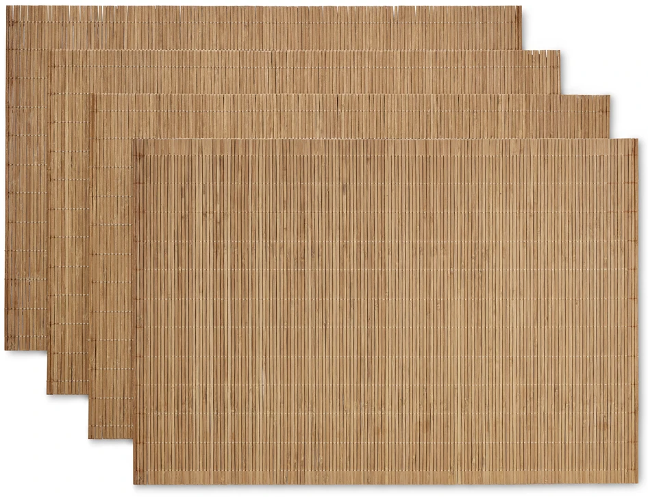 Viva - Tablett i bambu, 4-pack - Beige