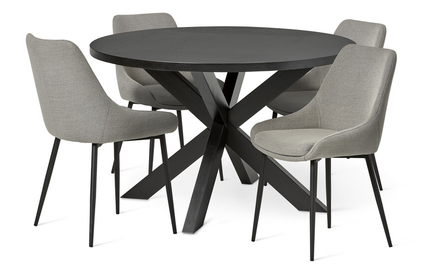 Odessa - Matgrupp med 4 stolar Leon - Beige