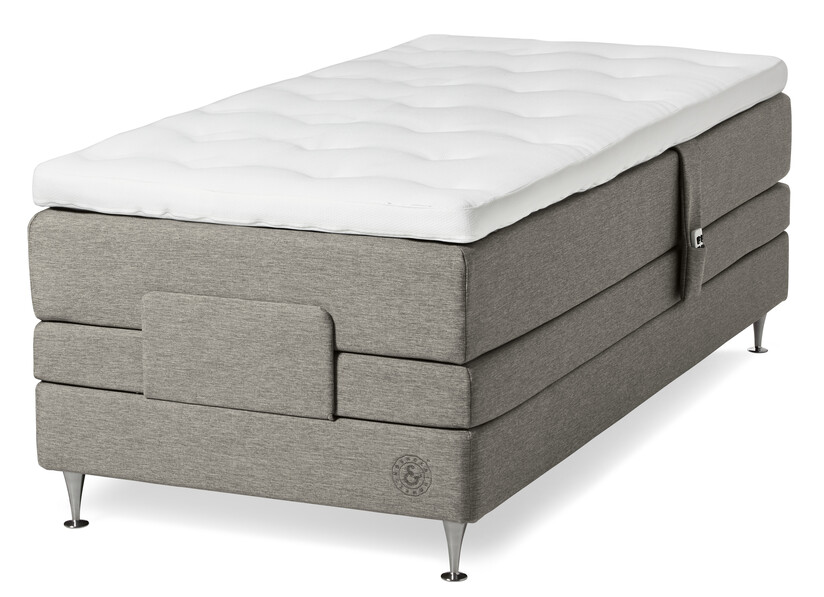 Särö Comfort - Ställbar säng, enkelsäng med bäddmadrass Särö Comfort - Brun