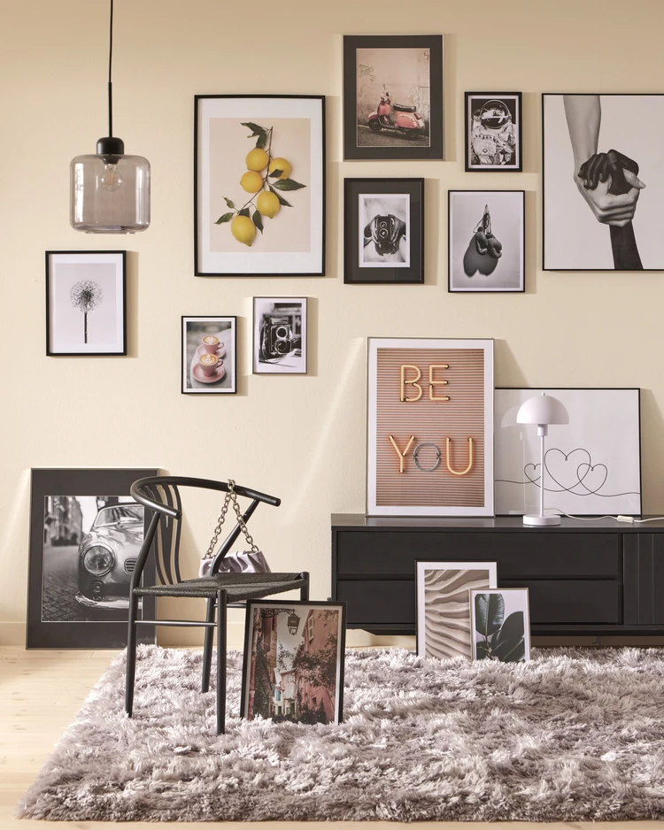 Hjärtan på tråd, 3 st. - Poster - inspiration