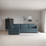 Friday - 2,5-sits soffa med divan vänster - Blå
