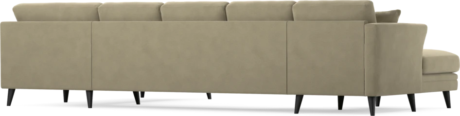 Eden - 3-sits soffa med schäslong vänster och divan höger - Beige