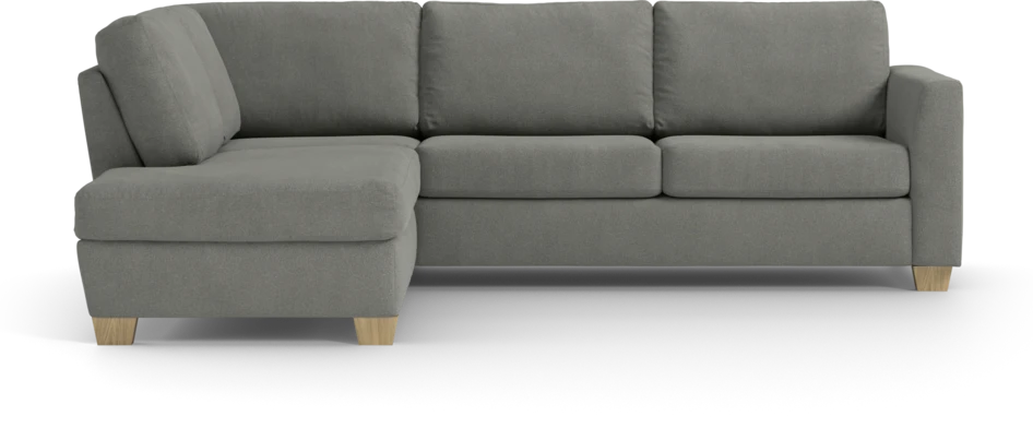 Friday - 2,5-sits soffa med divan vänster - Grå