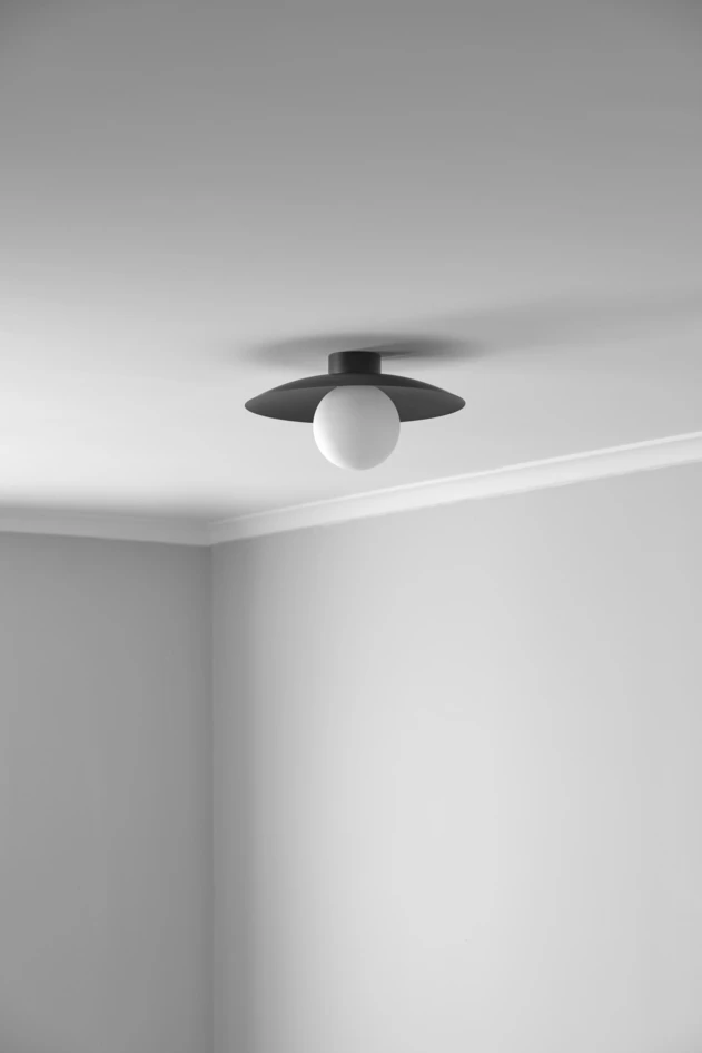 Loella - Taklampa, H26 Ø50 cm - Svart