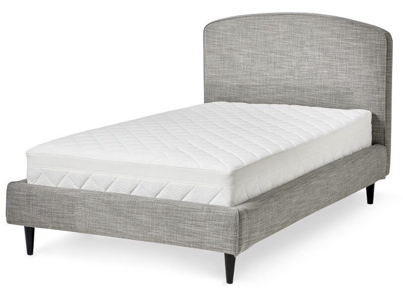 Soul Rest enkelsäng - Sängram med madrass Rest, enkelsäng, bäddmått 120-140 cm - Grå