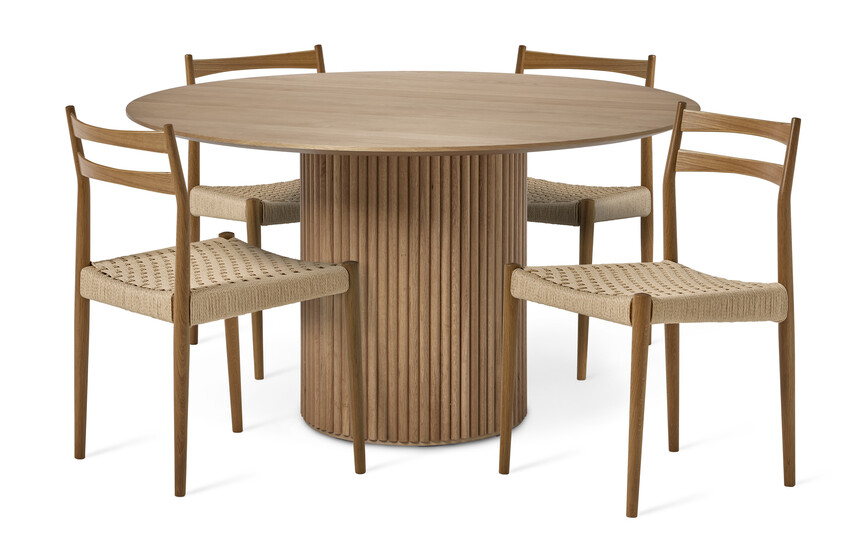 Cord - Matgrupp med 4 stolar Cord - Beige