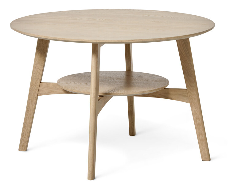 Flora - Soffbord, Ø 85, H 57 cm - Beige