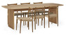 Ines - Matgrupp med 6 stolar Ines - Beige