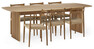 Ines - Matgrupp med 6 karmstolar Ines - Beige