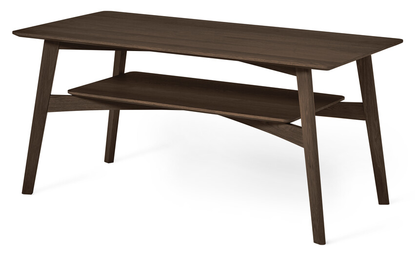 Flora - Soffbord, L 120 B 60 H 57 cm - Brun