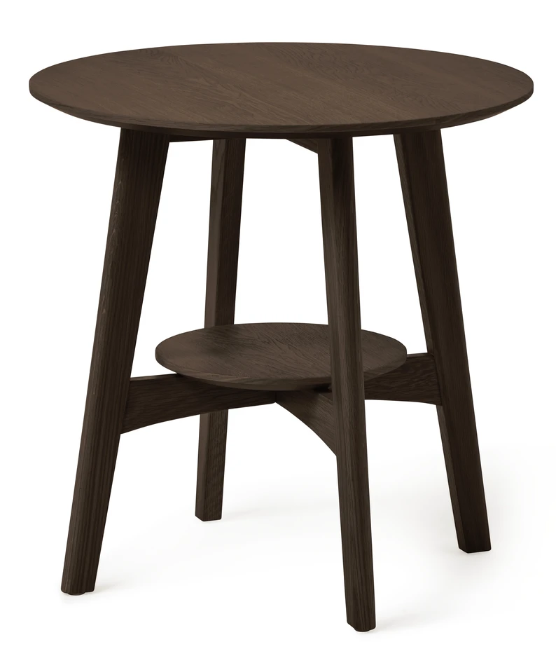 Flora - Soffbord, H 55 Ø 55 cm - Brun