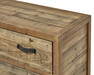 Woodenforge - Byrå med 3 lådor, 84x44x81 cm - Brun