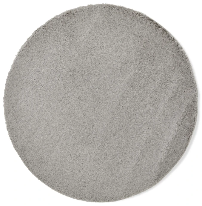 Minou, Konstpälsmatta, Ø120 cm