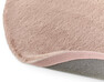 Minou - Konstpälsmatta, Ø120 cm - Rosa