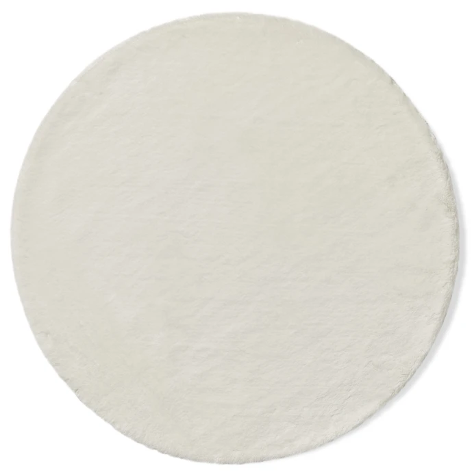 Minou, Konstpälsmatta, Ø120 cm