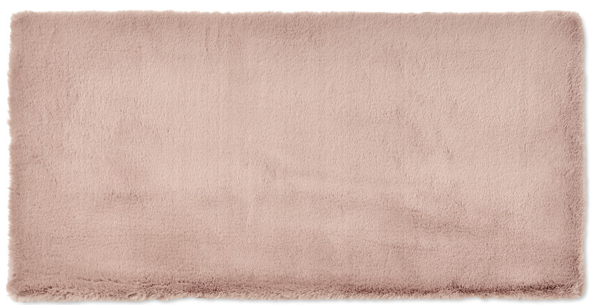 Minou - Konstpälsmatta, 60x120 cm - Rosa