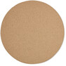 Camille - Tablett i mdf/kork, Ø 38 cm, 2-pack - Flerfärgad