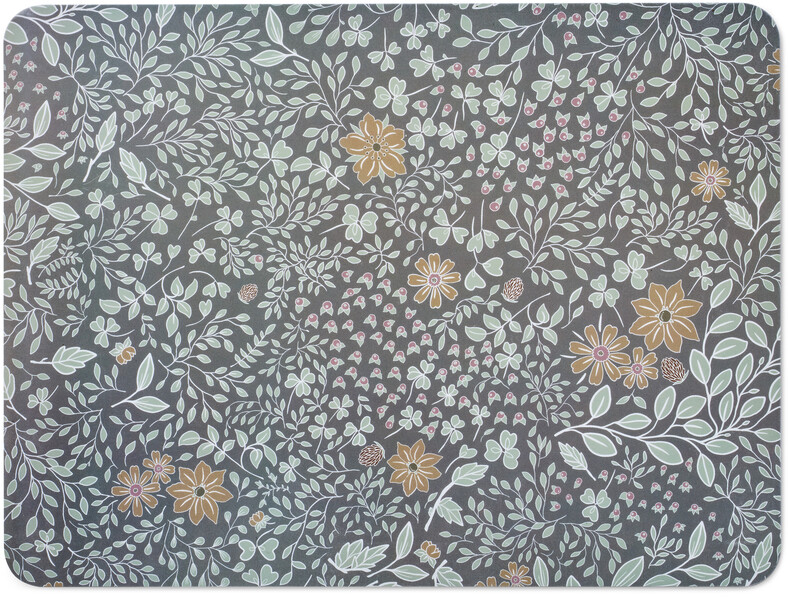 Vibeke - Tablett i plast, 30x40 cm, - Grön