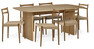 Cord - Matgrupp med 6 stolar - Beige