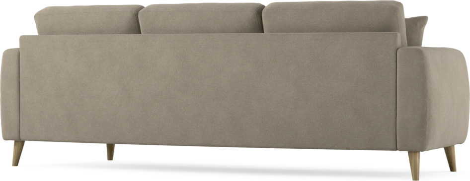 Eden - 3-sits soffa svängd - Beige