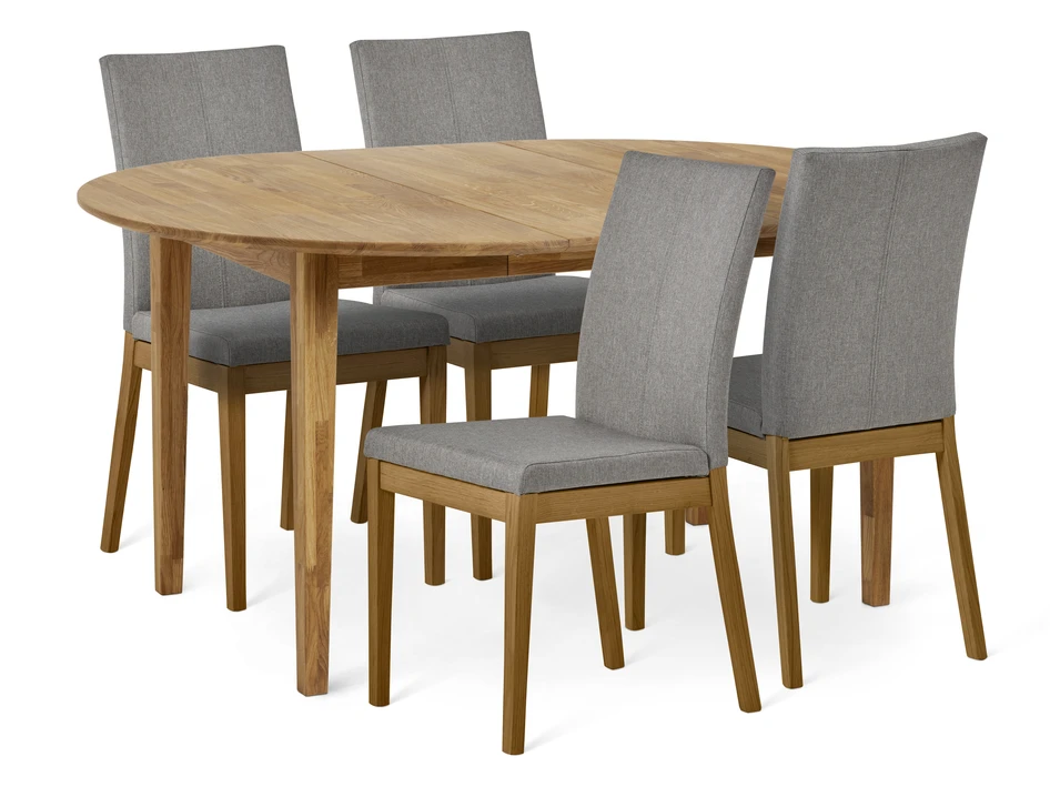 Ekerö - Matgrupp med 4 stolar Duvnäs - Beige