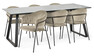 Remo - Matgrupp med 6 karmstolar Sharon - Beige