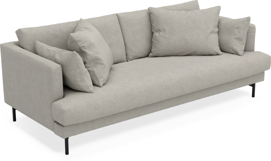 Harper - 3-sits soffa, hel dyna - Beige