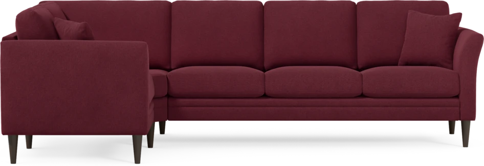 Eden - Hörnsoffa, 1+3-sits - Röd