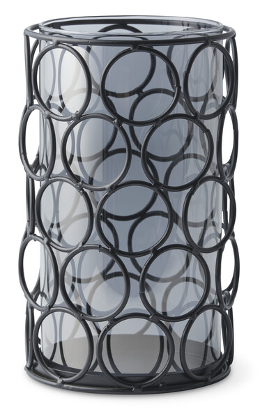 Lacey - Ljuslykta, H 23 cm - Svart