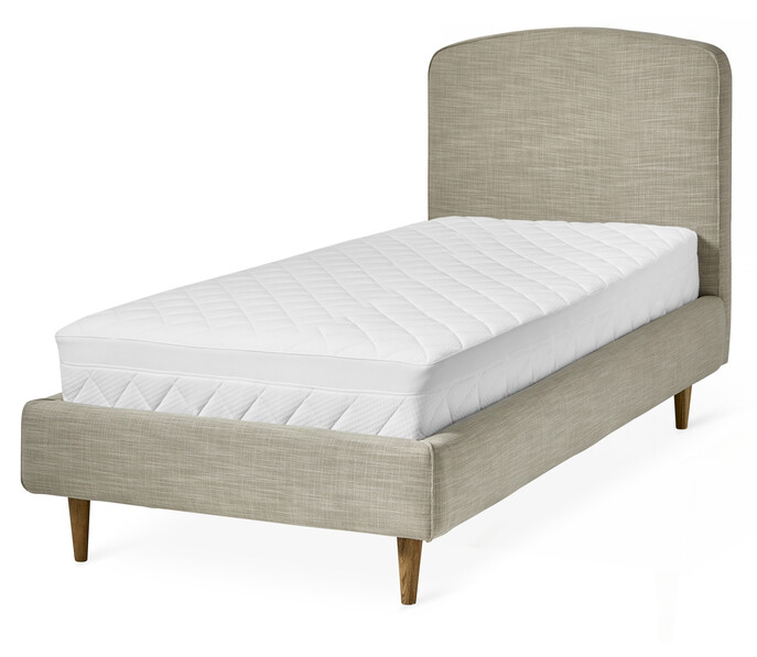 Soul Rest enkelsäng - Sängram med madrass Rest, enkelsäng, bäddmått 120-140 cm - Beige