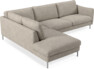 Madison - 3-sits soffa med divan vänster - Vit
