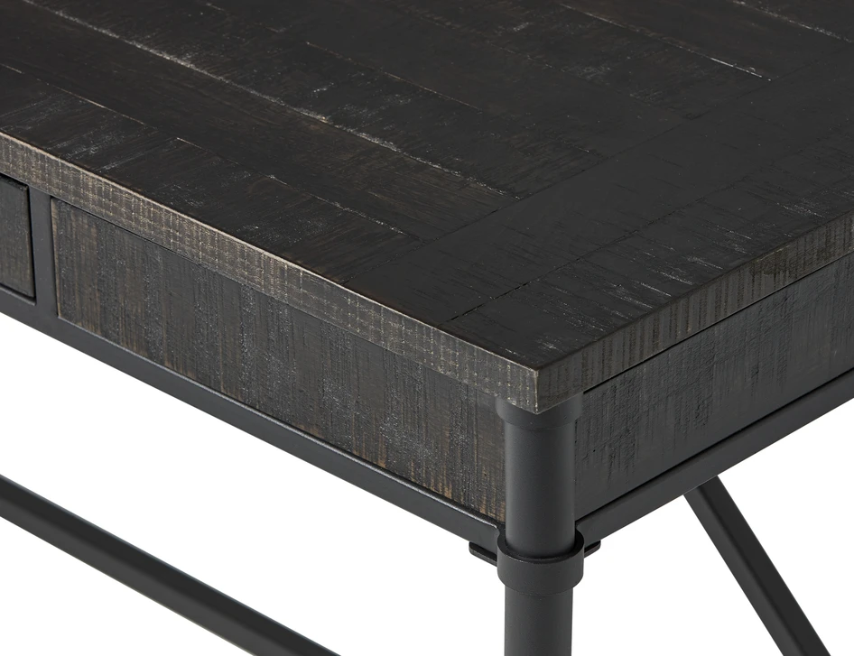 Gotham - Skrivbord, L 120 cm - Svart