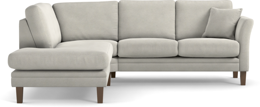 Eden - 2-sits soffa med divan - Grå