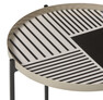Nila - Brickbord, Ø 42, H 40 cm - Svart
