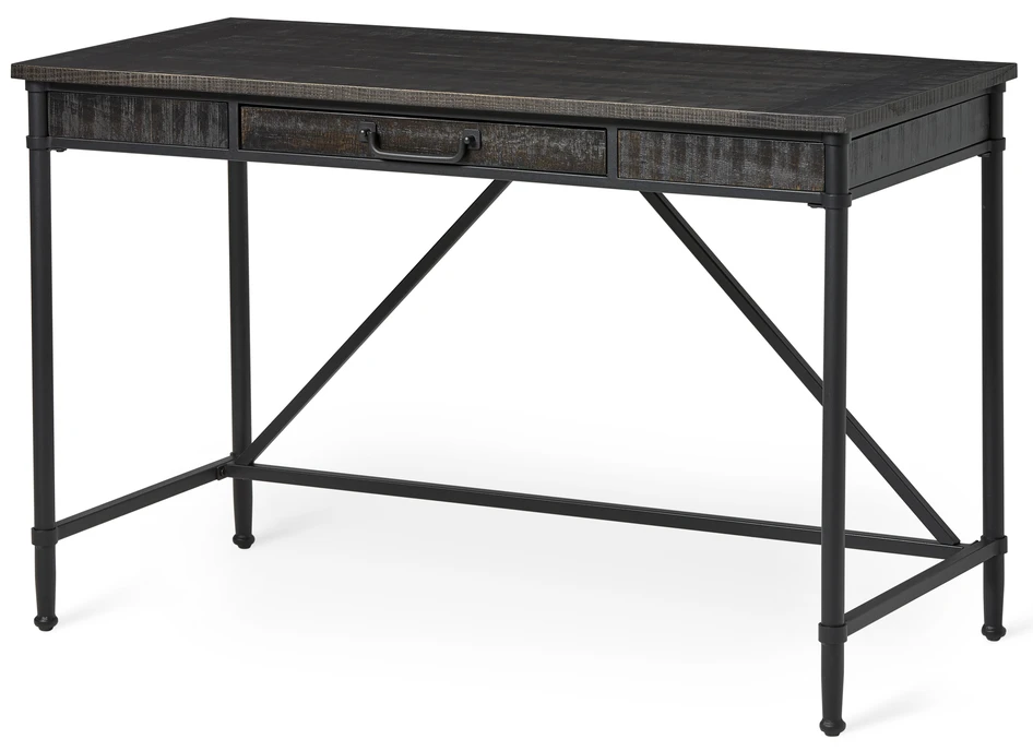 Gotham - Skrivbord, L 120 cm - Svart