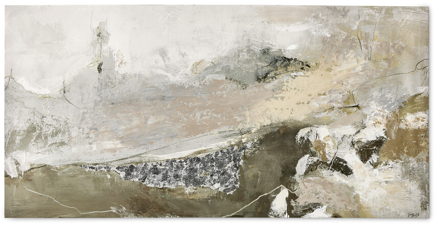 Case of Clay - Tavla, 140x70 cm - Grön