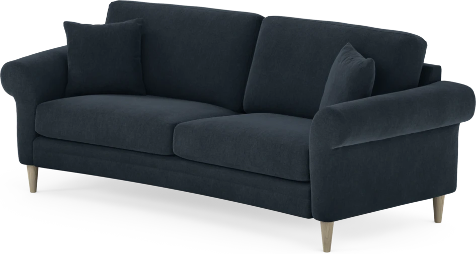 Eden - 2,5-sits soffa svängd - Blå