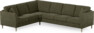 Eden - Hörnsoffa, 2+3-sits - Grön